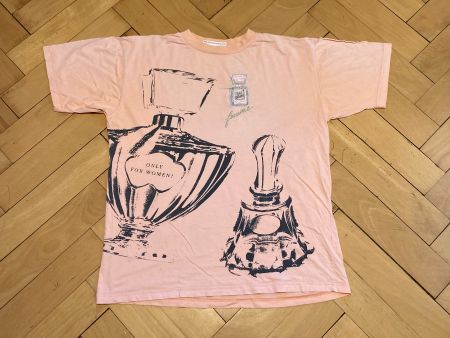 Vintage 90s T-Shirt  Perfume For Women Only Sz XL
