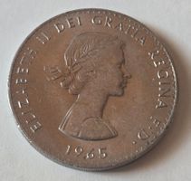 Münze Elisabeth II Regina F.D. 1965 Churchill