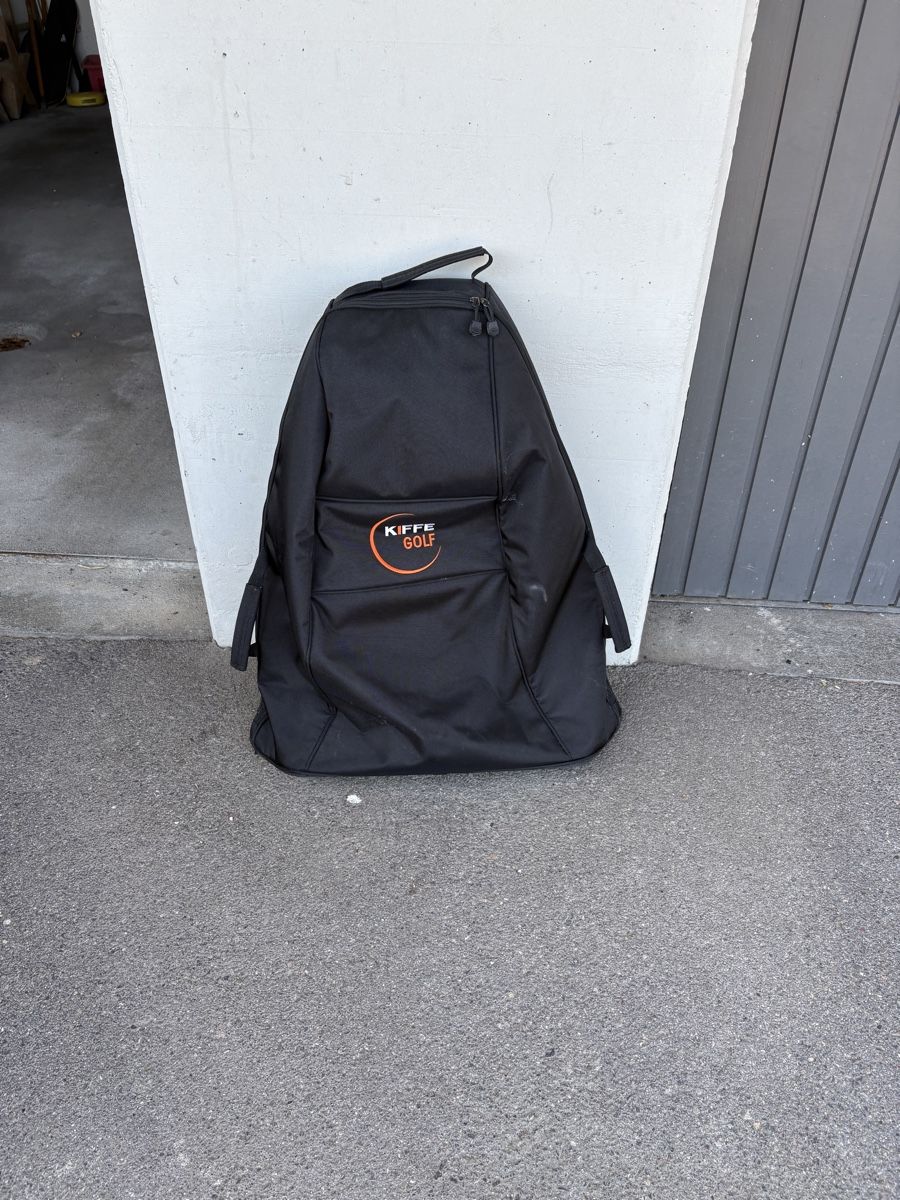 Borse: Kiffe Golf Tasche mit Rollen und Griff schwarz gebraucht – Usato da Wollerau venduto da Smile4you