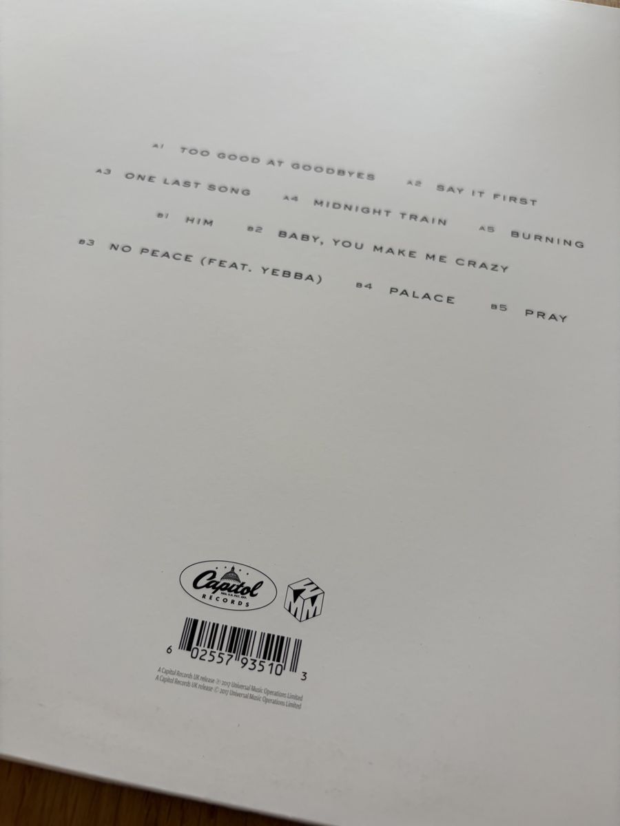 Dischi in vinile: Sam Smith The Thrill of It All Vinyl 2017 – Usato da Otelfingen venduto da MLaemmli 2