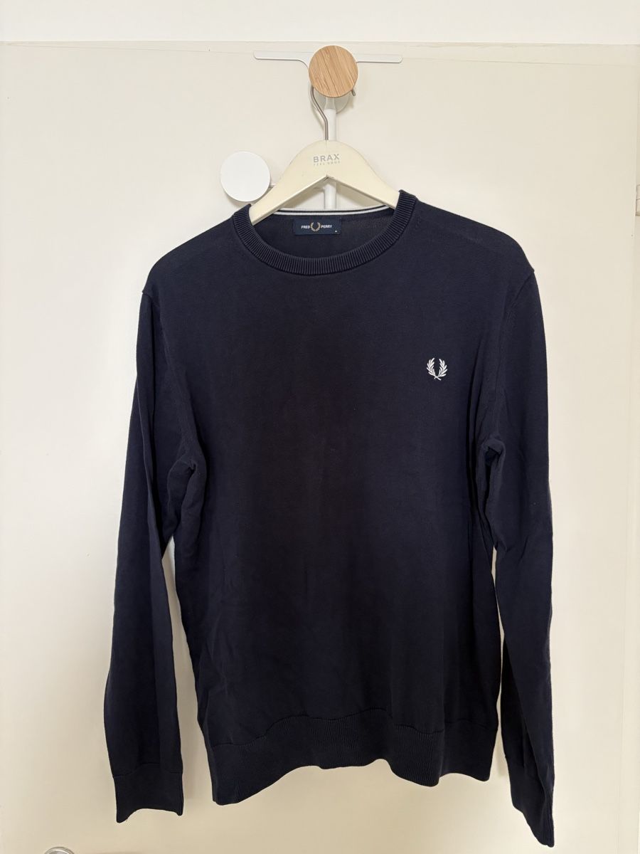 Fred Perry Maglioni & Felpe: Fred Perry - Pullover dunkelblau Grösse M – Usato da Basel venduto da Jimdrix