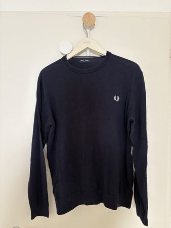 Fred Perry - Pullover dunkelblau Grösse M