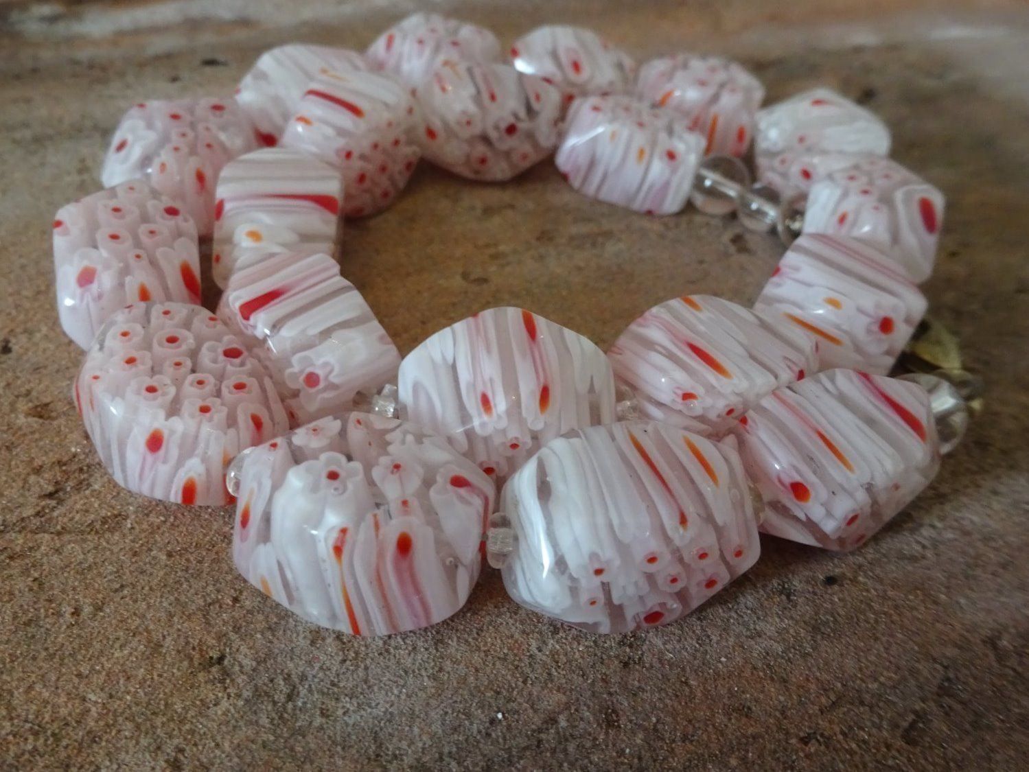 Murano Catenine: Kette Millefiori / Venedig – Usato da Esslingen venduto da FetteSchnecke 3
