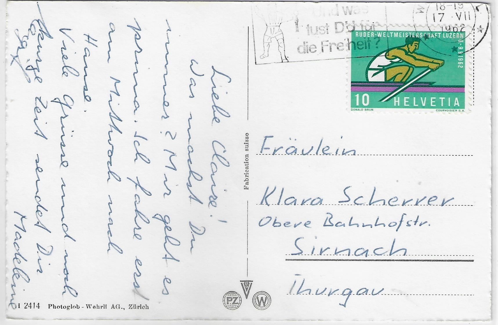 Ansichtskarten: Wädenswil - Generalansicht – Antik aus Ettingen von Kartenplanet 1