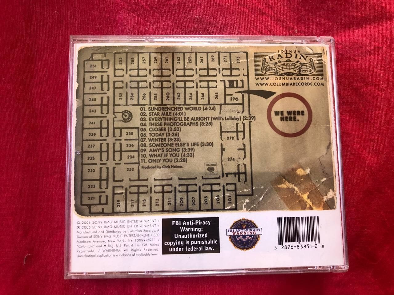 CD: Joshua Radin - We Were Here. CD – Usato da Malix venduto da jul_7nhn 1