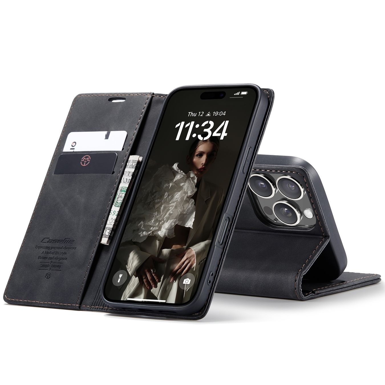Cover & Protezioni schermo: iPhone 16 Pro Max  - étui à rabat portefeuille antichoc – Nuovo e nell'imballaggio originale da Morges venduto da DigiAC