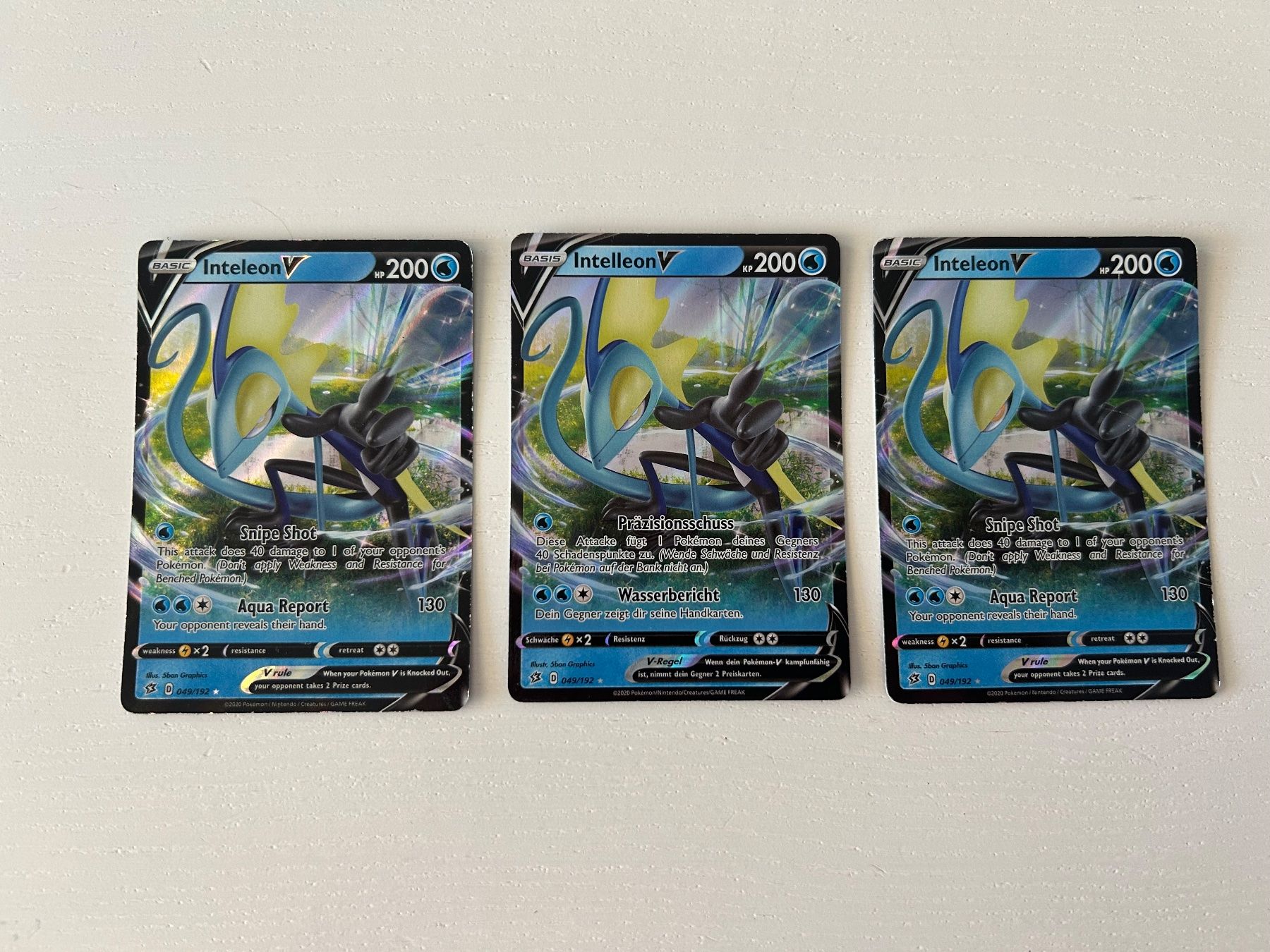 Pokémon Sammelbilder & Trading cards: Pokèmon Karten (Element Wasser)  V – Neu (gemäss Beschreibung) aus Geroldswil von Fisher01 1