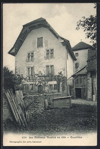 Cartoline postali: AK Curtilles, Le Chateau en 1904 – Usato da Berlin venduto da bartko-reher