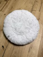 Flauschiges Hundebett - Weiß, Größe (50 cm)