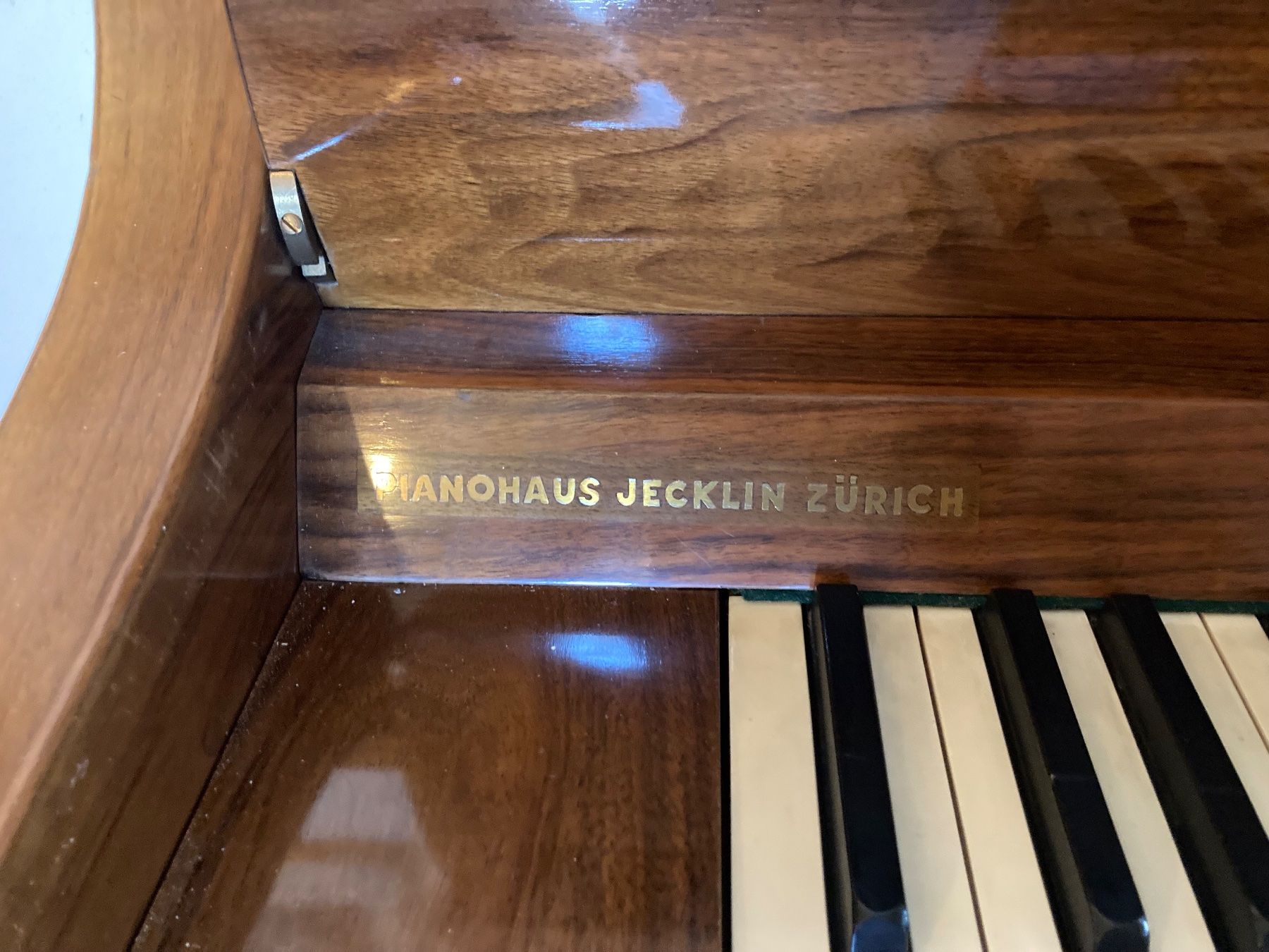 Burger & Jacobi Musikinstrumente: Klavier mit Einlegerarbeit – Gebraucht aus Remetschwil von pme_g88f 4