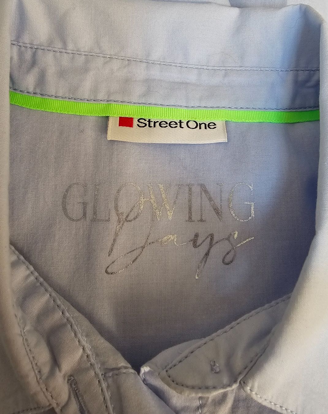 Camicette: STREET ONE Kurzarm Bluse Gr. 34 hellblau – Usato da Füllinsdorf venduto da Sunnebliemli7 2