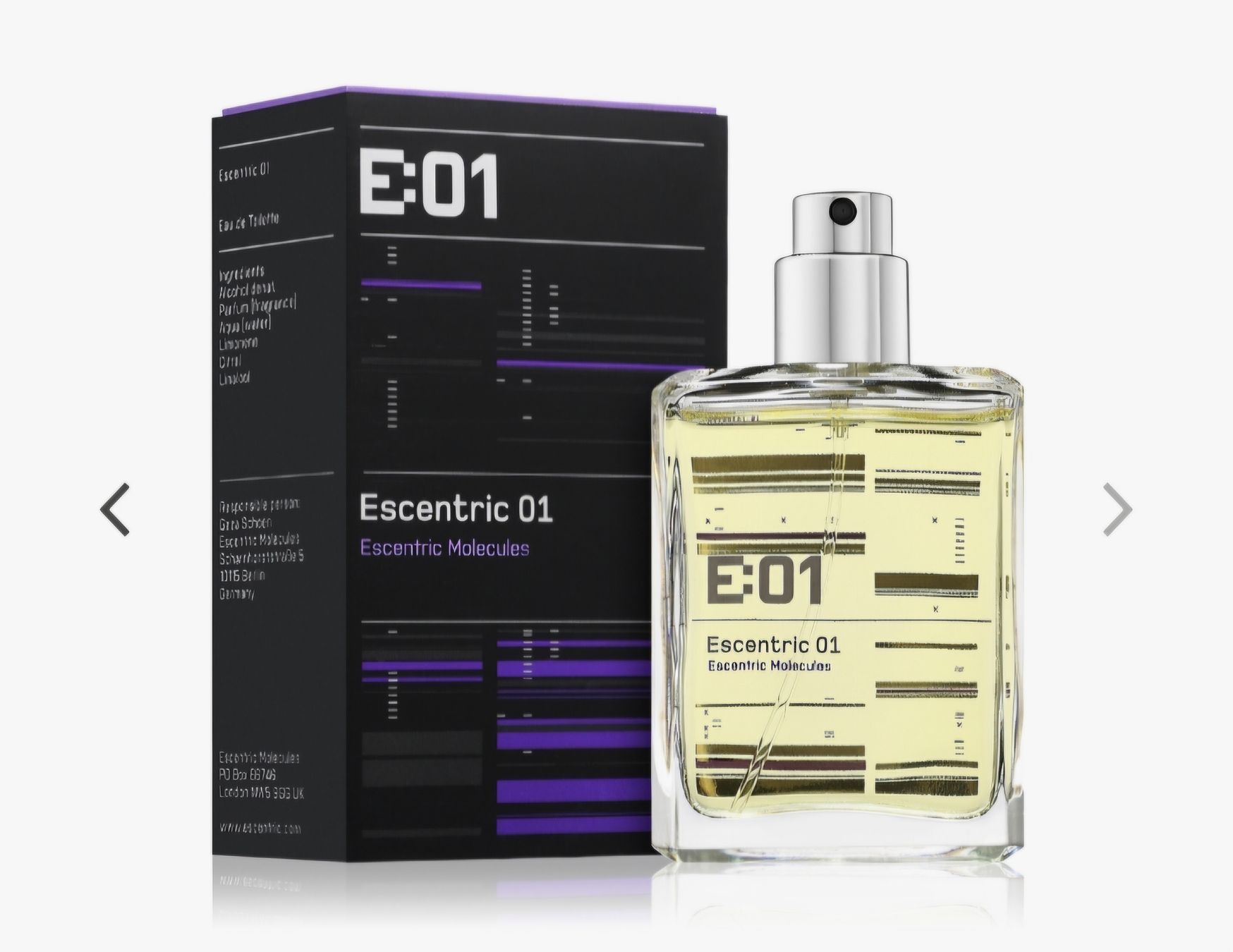 Profumi & Eau de Toilette: Parfum Escentric 01 Escentric Molecules 30ml neuf – Nuovo (secondo la descrizione) da Saillon venduto da jazara 1