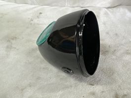 Schwarzes Scheinwerfergehäuse Eierlampe Töffli/Mofa neu