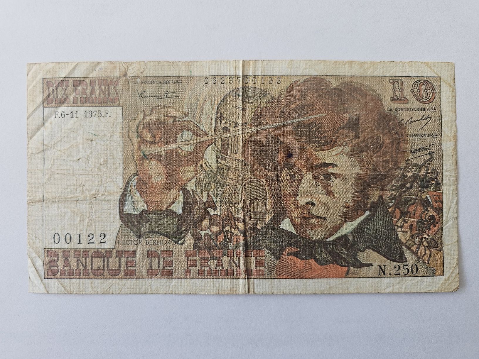 Banconote: France - 10 francs 1975 – Usato da Nidau venduto da Misterpix