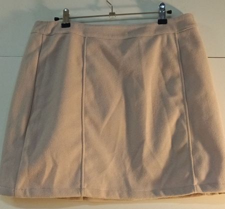 Minirock, von Shein, beige Gr. 44 (nov285)