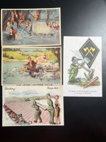 4 cartes postales de date années 50-60