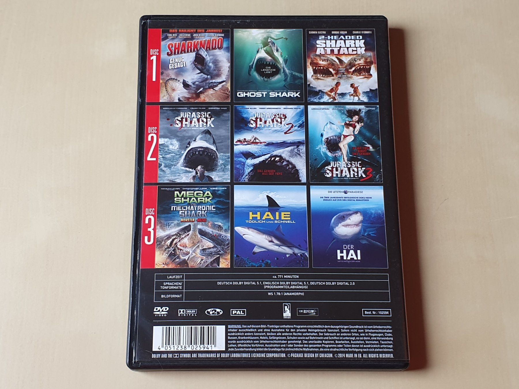 Alle DVDs: Sharkbox XXL 9 Filme 3 DVDs – Gebraucht aus Stansstad von collectorsshop 1