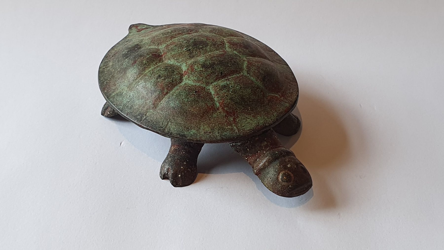 Statuette: Schildkröte aus Metall – Usato da Dürnten venduto da stefanverkauft