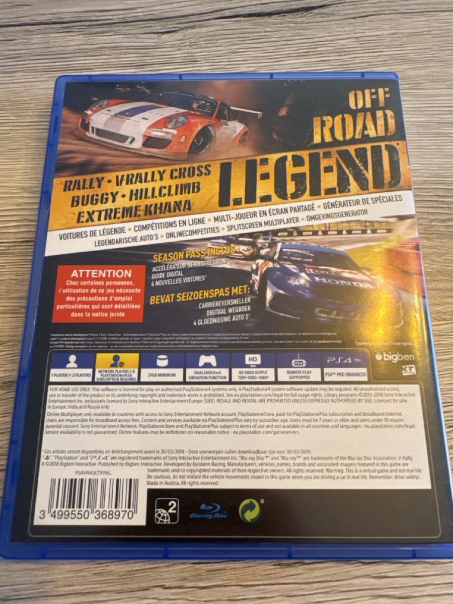Spiele: Jeu PS4 V-Rally 4 Ultimate Edition – Gebraucht aus Courrendlin von jay_lkn6 2