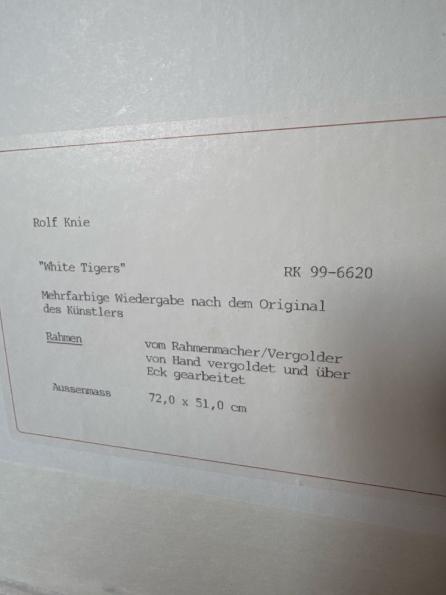 Poster & Bilder: Rolf Knie Bild  – Gebraucht aus Hombrechtikon von Froeschli9 1