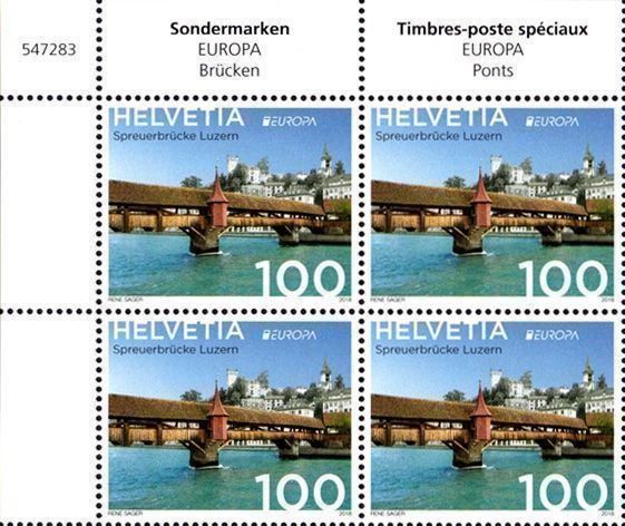 Tutti i francobolli: 2 Viererblöcke EUROPA Brücken** – Nuovo (secondo la descrizione) da Dottikon venduto da haeusibuh5 1