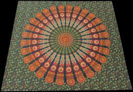 XL Mandala Tuch als Wandtuch Sofadecke Vorhang Dekoration