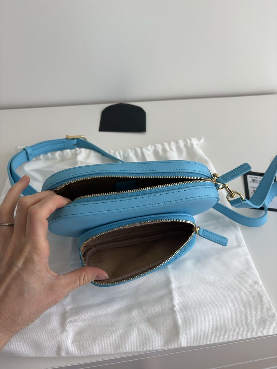 Mcm Taschen für Damen: MCM Tasche mini blau – Neu und originalverpackt aus Schlieren von dit_mht7 1
