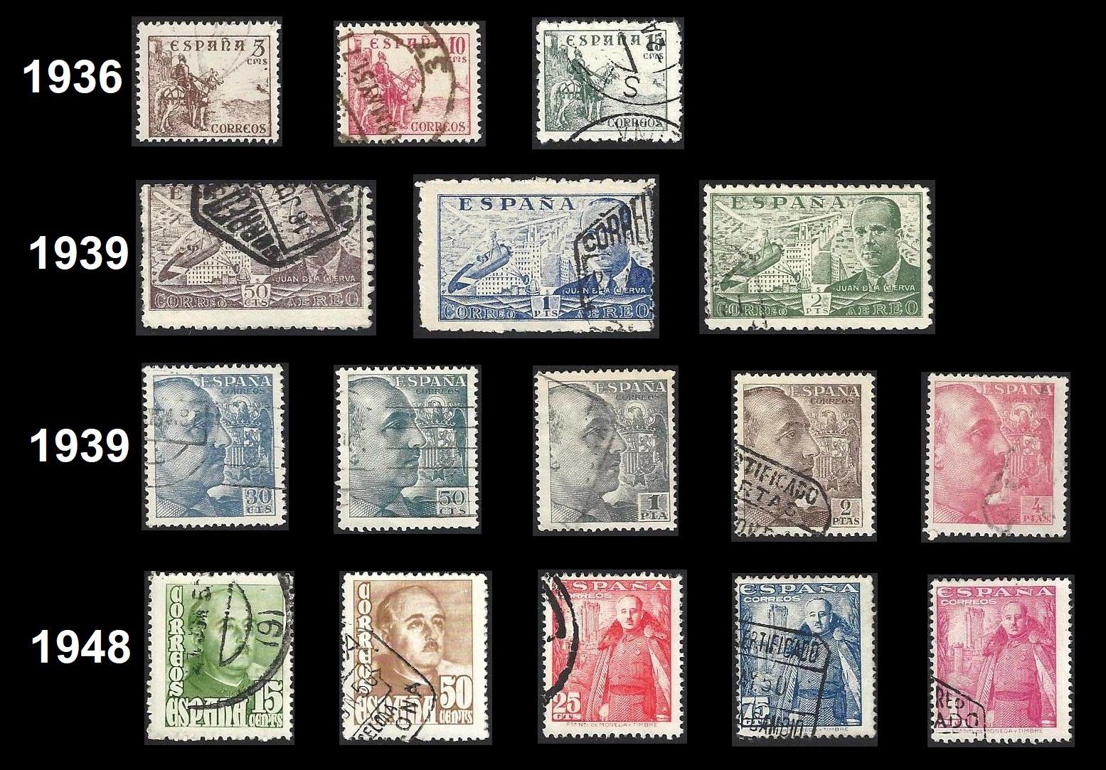 Tutti i francobolli: Spanien, 1936-1978, interessantes Lot – Usato da Baar venduto da miam8 1