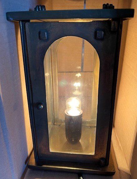Lanterne: Laterne Jesch Messing mit Elektrisch – Usato da Lutzenberg venduto da Truhe 2