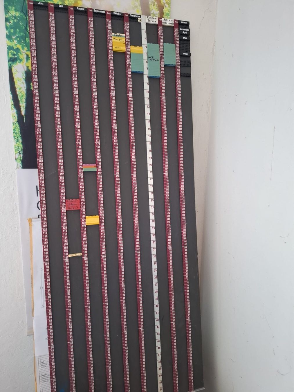 Lavagne: magnetische Organisationstafel  mit Legosteinen – Usato da Basel venduto da WoodAndLuxuryGmbH 1