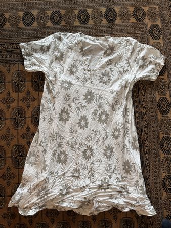 Sommerkleid mit Leinen