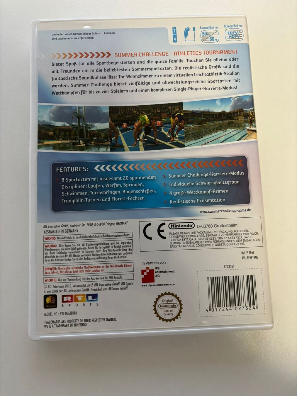 Nintendo Giochi: Summer Challenge (Wii) – Usato da Herisau venduto da Seyashop_2 2