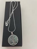 Silberkette mit Anhänger Lebensbaum 925