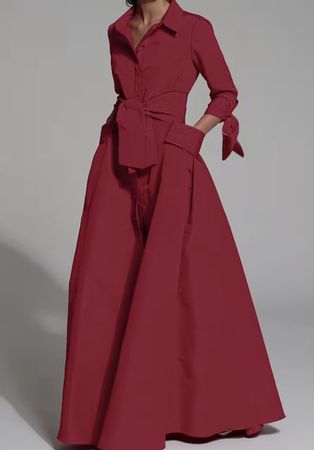 Chic Maxi Abito-Camicia-tgM/L-nuovo👌per autunno 