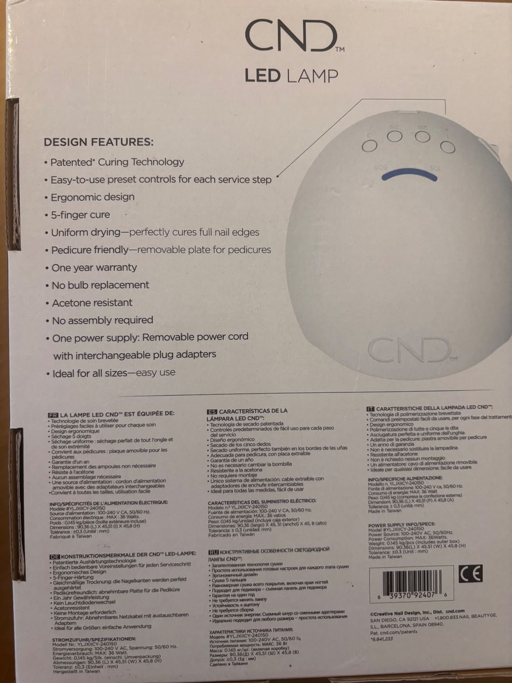 Cnd Lampade: CND LED Lampe – Usato da Baden venduto da van_k2dq 5