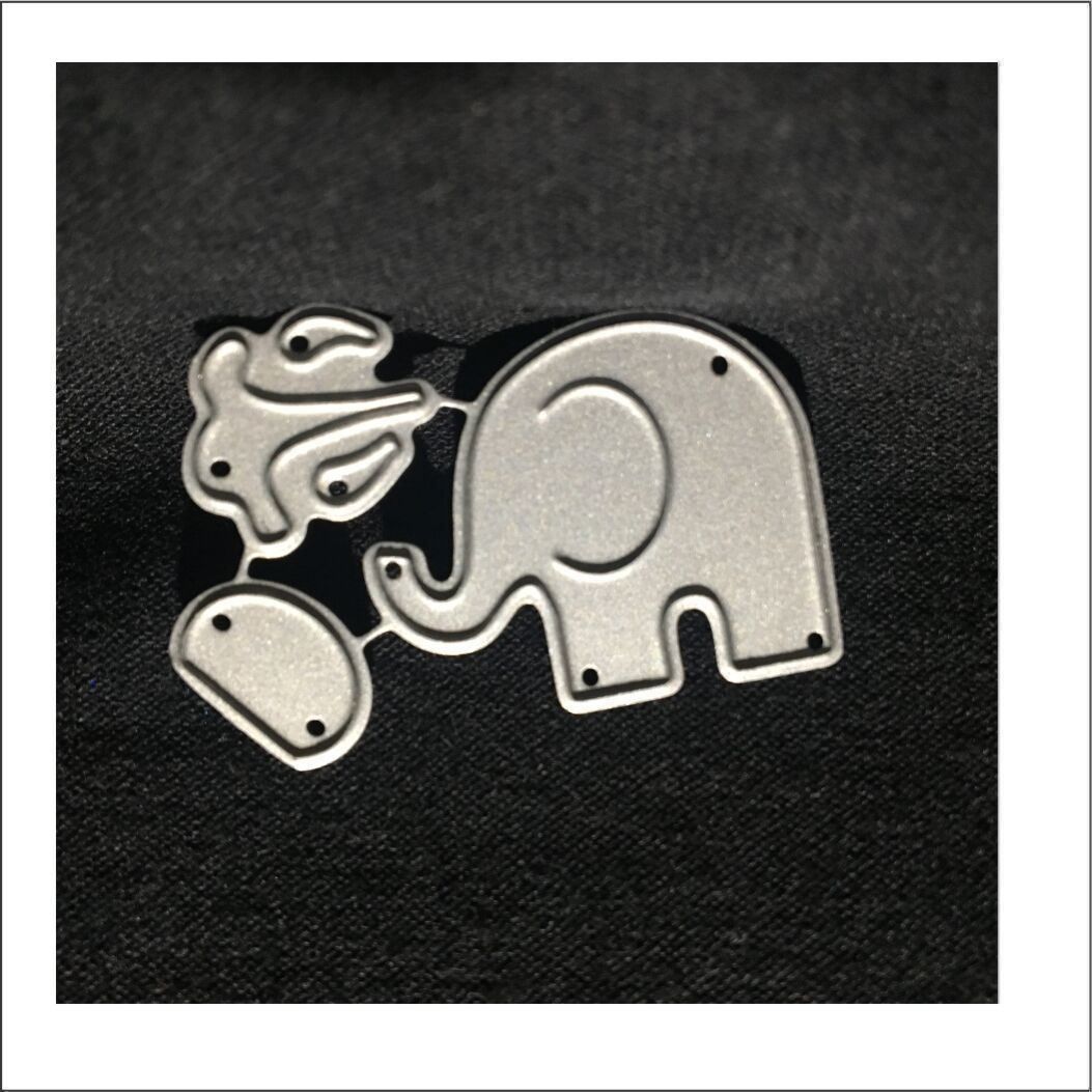 Sciablone: PoppyStamp Die** Small Elephant  ** – Nuovo e nell'imballaggio originale da Rubigen venduto da rofi100 4