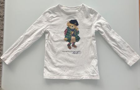 RALPH Lauren Mädchen Logo Langarm Shirt 110