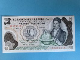 COLOMBIA- Veinte Pesos de Oro Enero 1 1983 - CALDAS