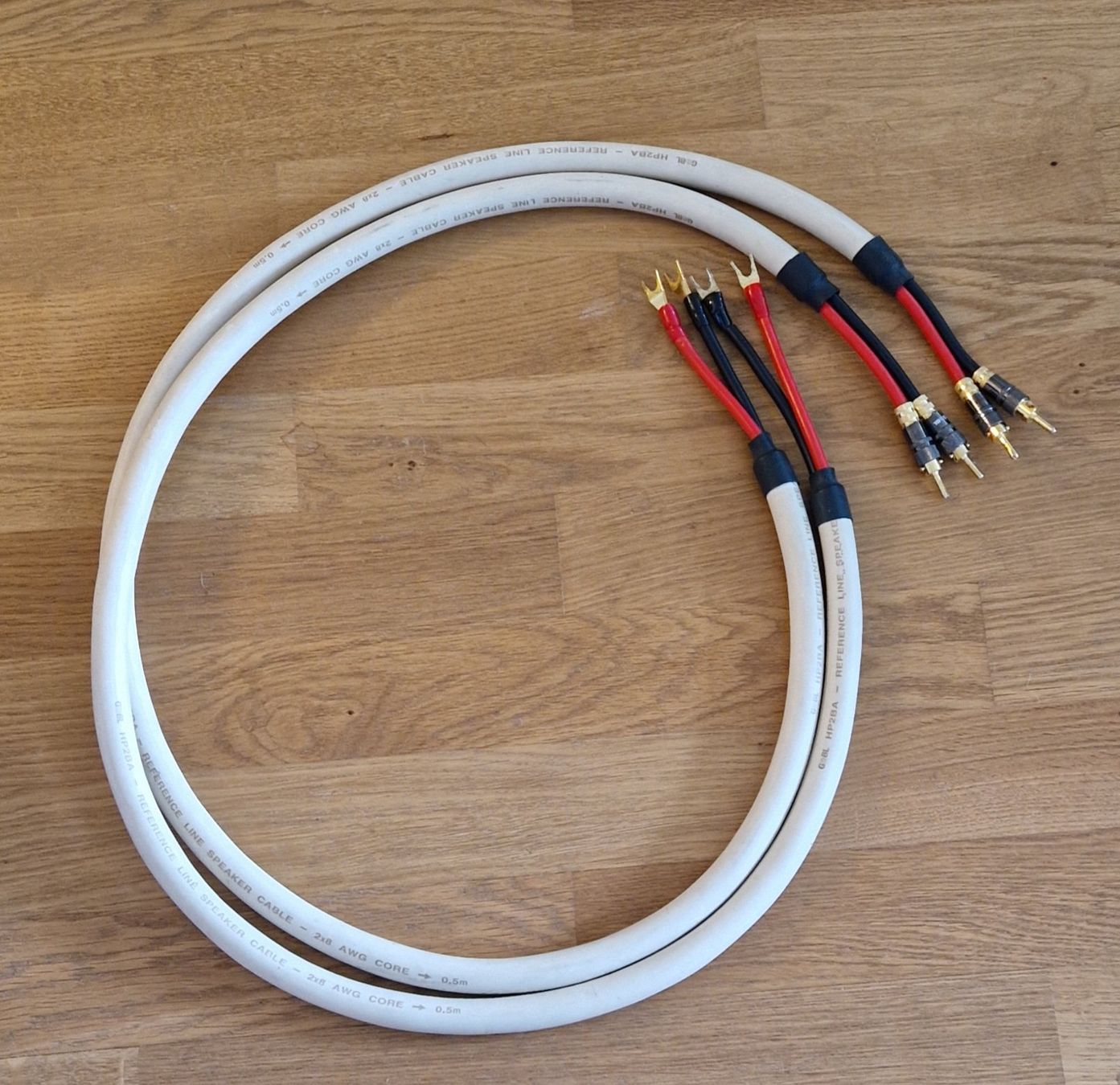 Kabel: 2 G&BL HP2BA - Reference Line Speaker Kabel, ca. 1,55 m. – Gebraucht aus Oberrohrdorf von Friedob
