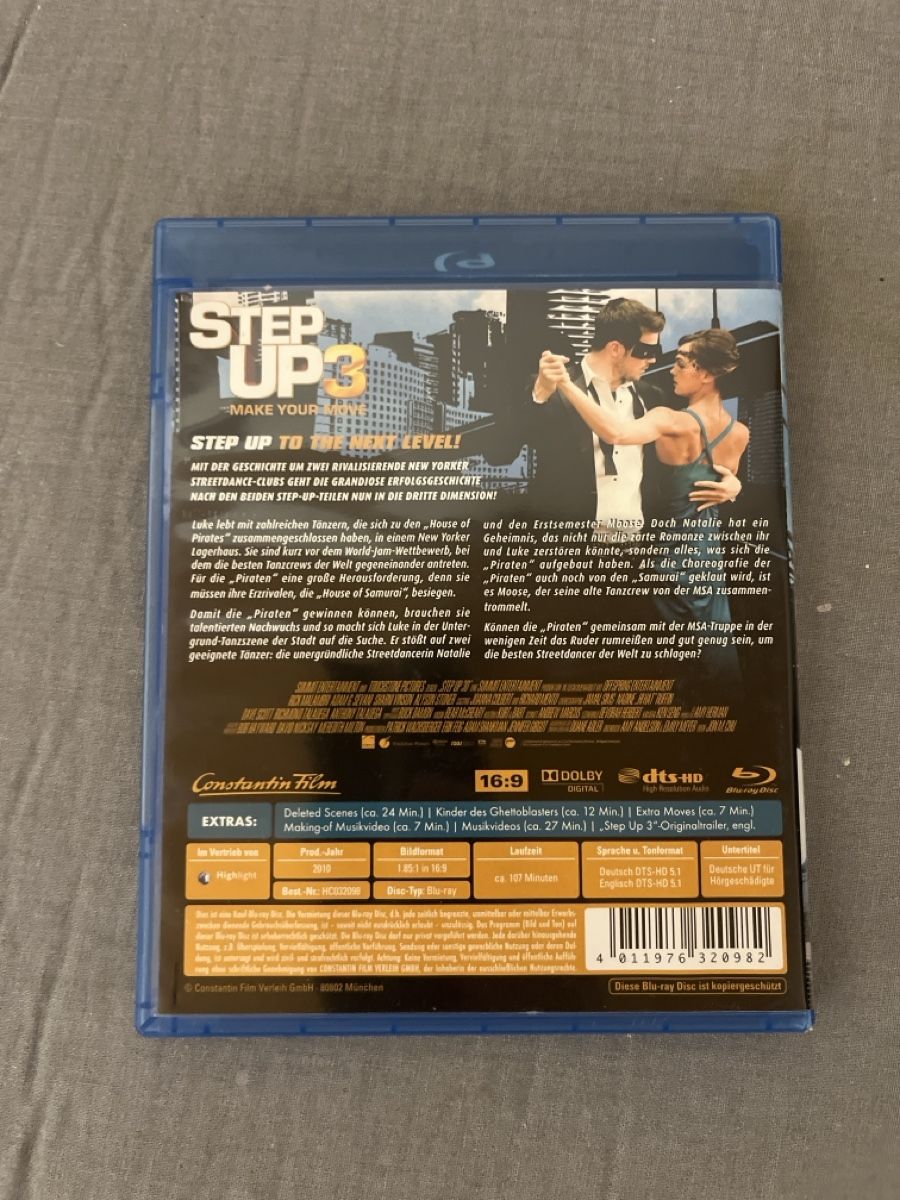 Tutti i DVDs: Step Up 3 - Blu-ray Disc - Make Your Move! - Great Offer! – Usato da Buchs ZH venduto da SilvanKra 1