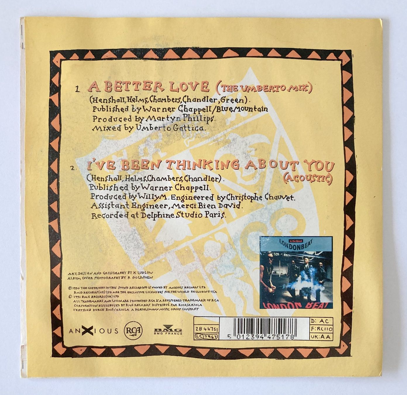Dischi in vinile: LONDONBEAT - A BETTER LOVE – Usato da Bottens venduto da hotter-than-hell 1