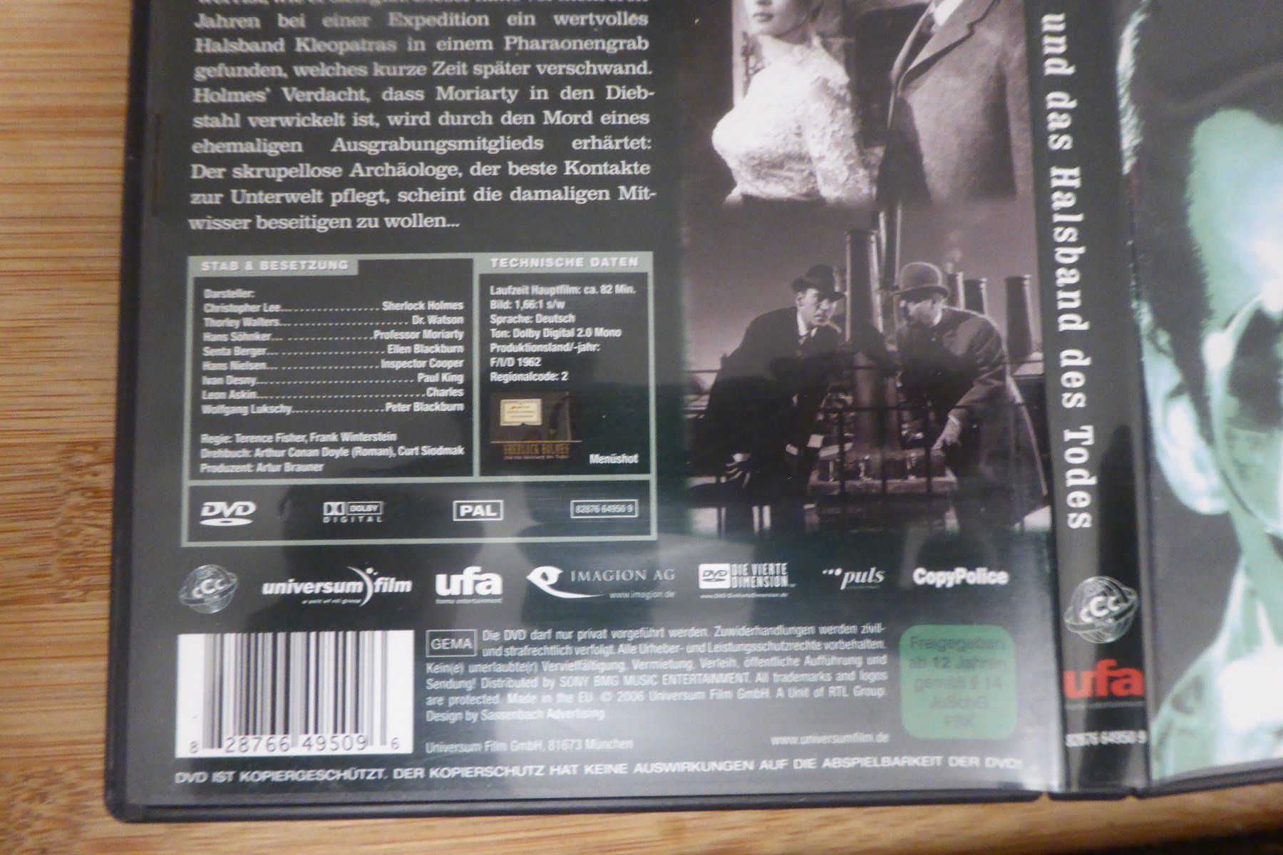 Tutti i DVDs: DVD Sherlock Holmes und das Halsband des Todes – Usato da Allschwil venduto da Summelsarium 2