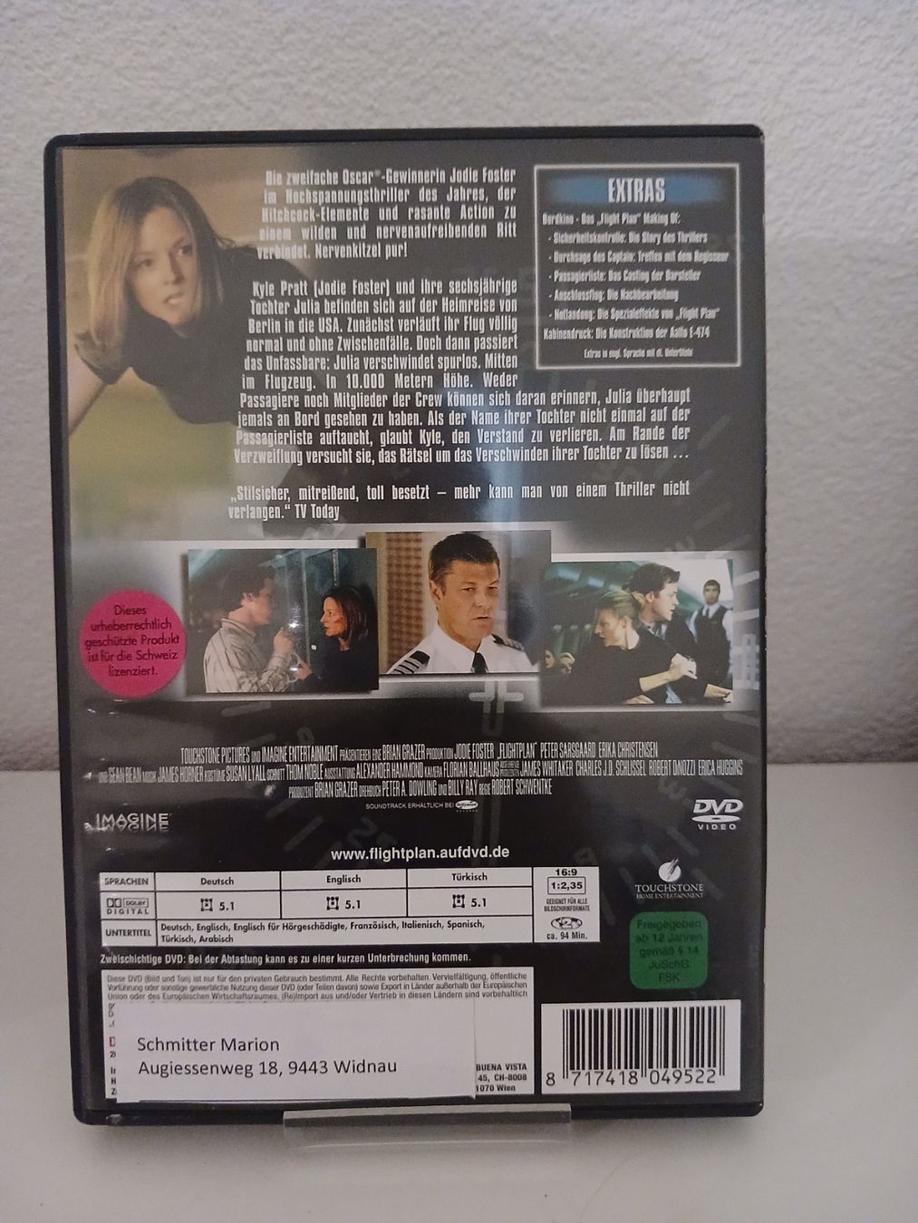 Tous les DVDs: Flight Plan – D'occasion à St. Margrethen SG par SamusAran 1