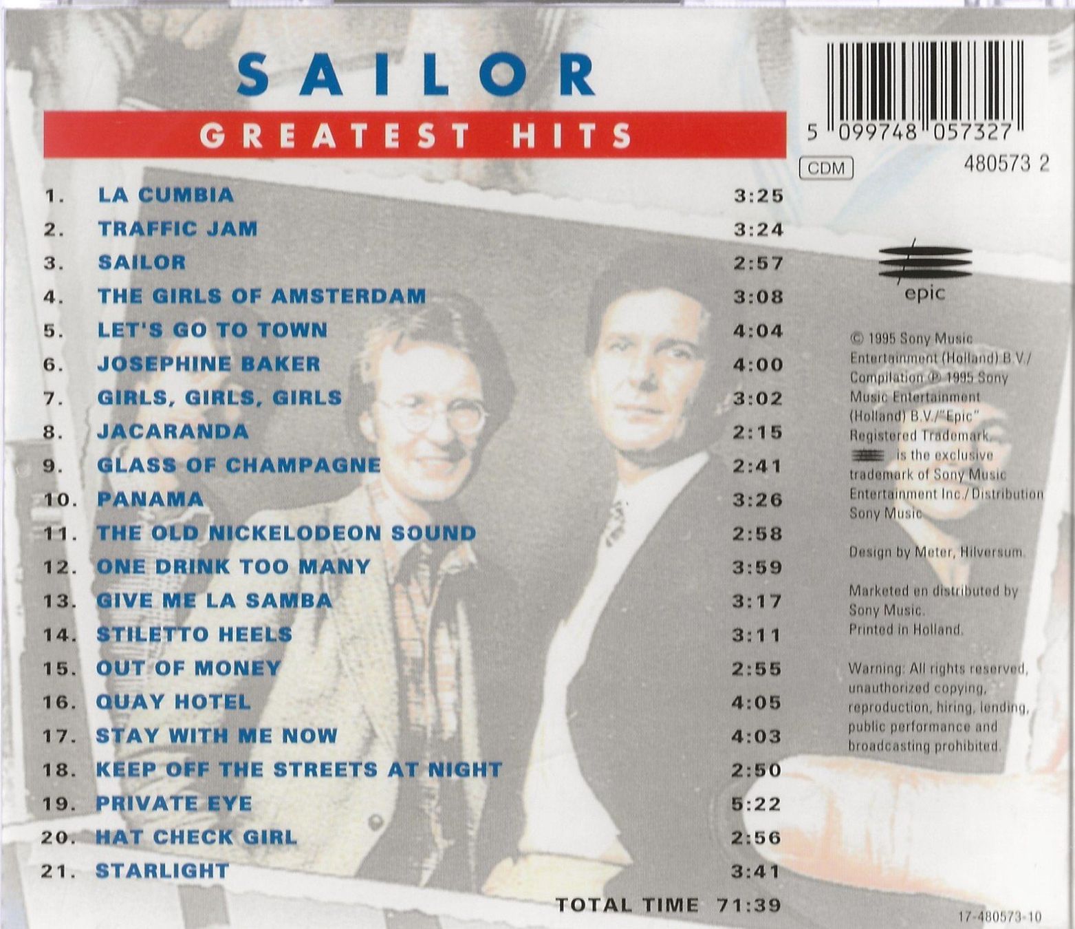 CD: SAILOR -Greatest Hits- – Usato da Reinach BL venduto da studii100 1