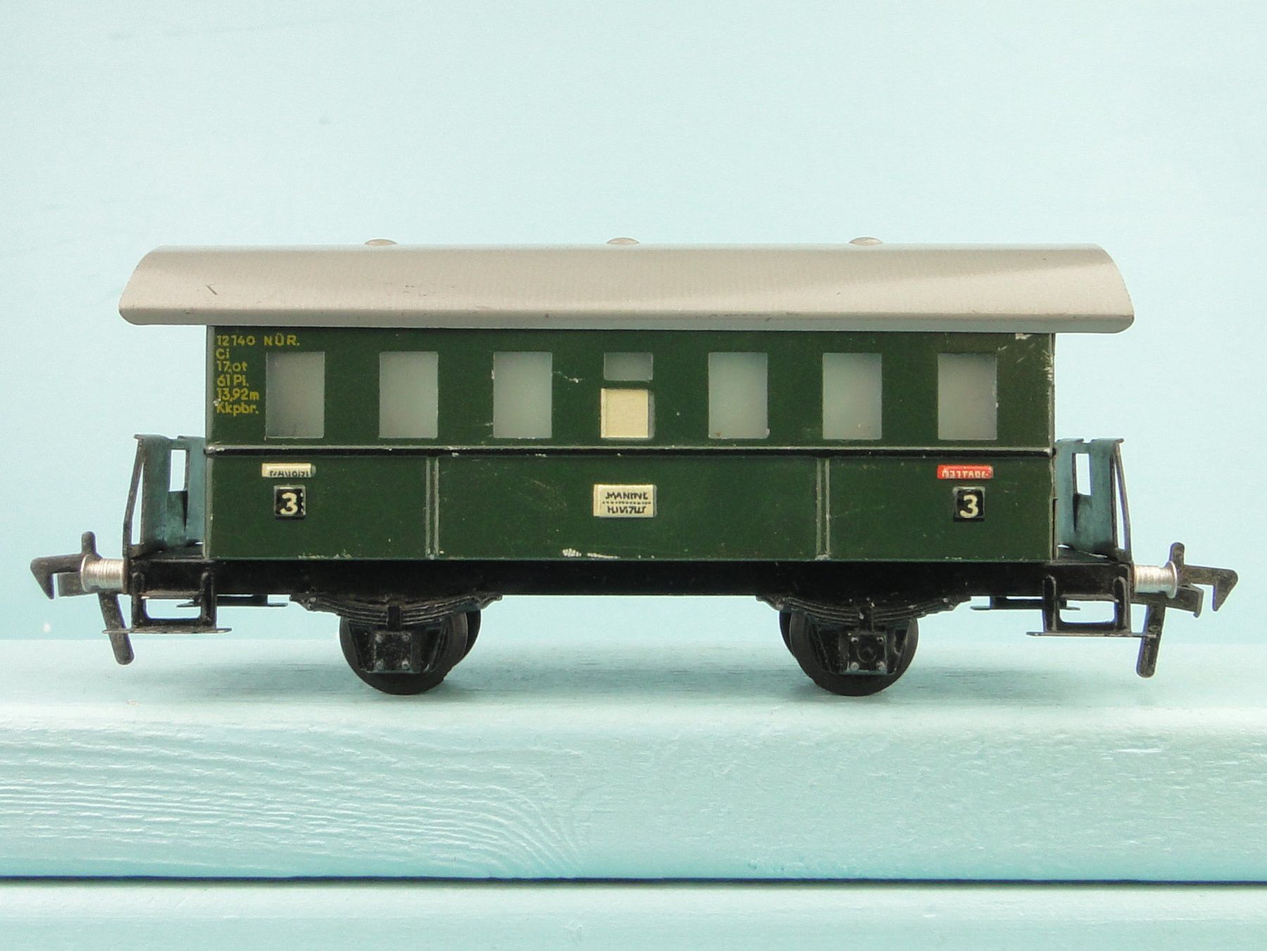 Fleischmann Modellini di ferrovie: Fleischmann H0 1465 Personenwagen, blech – Usato da Bülach venduto da cann11 1