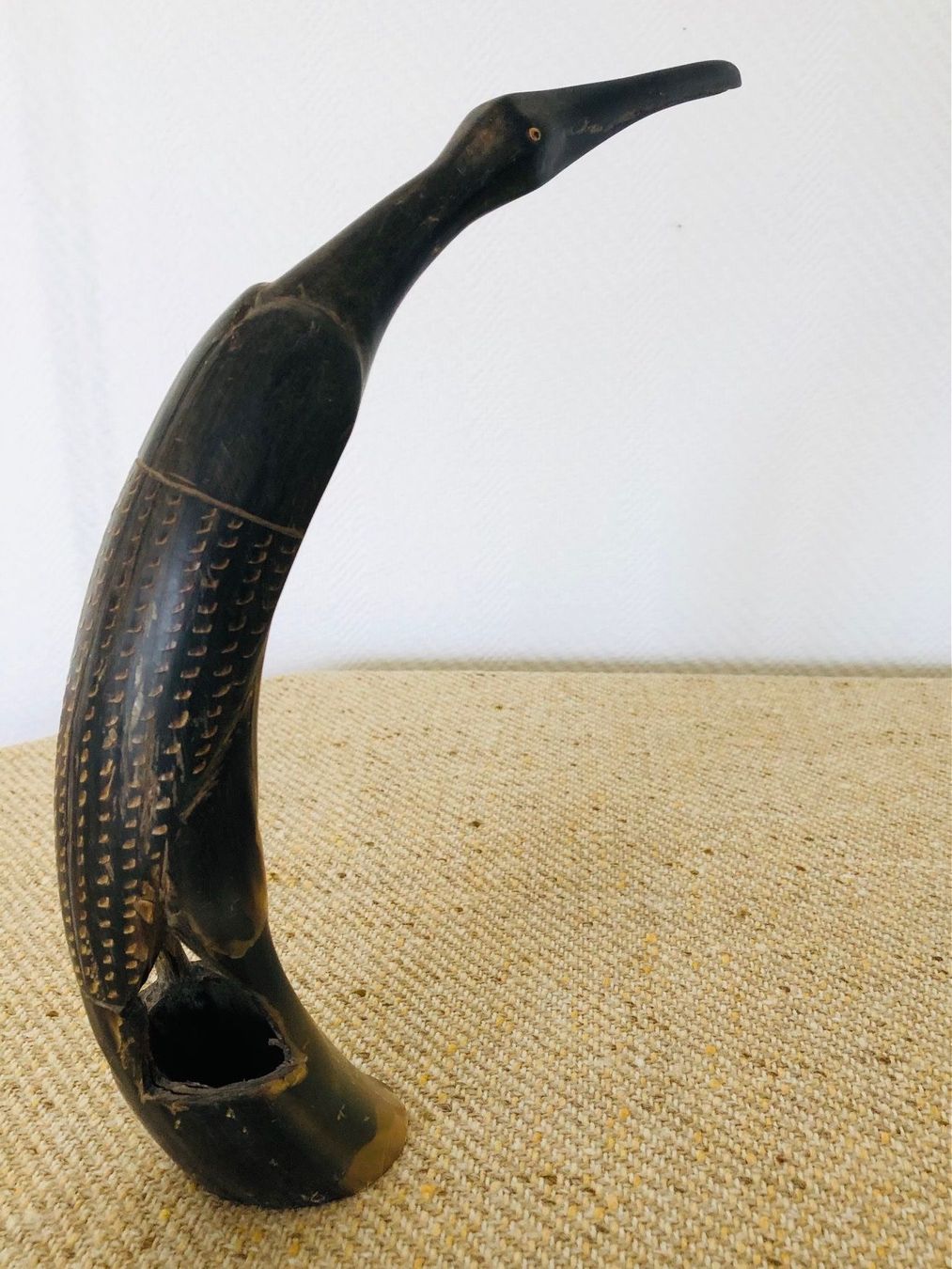 Statuette: Vogel aus Horn geschnitzt – Usato da Balzers venduto da Kubus 1