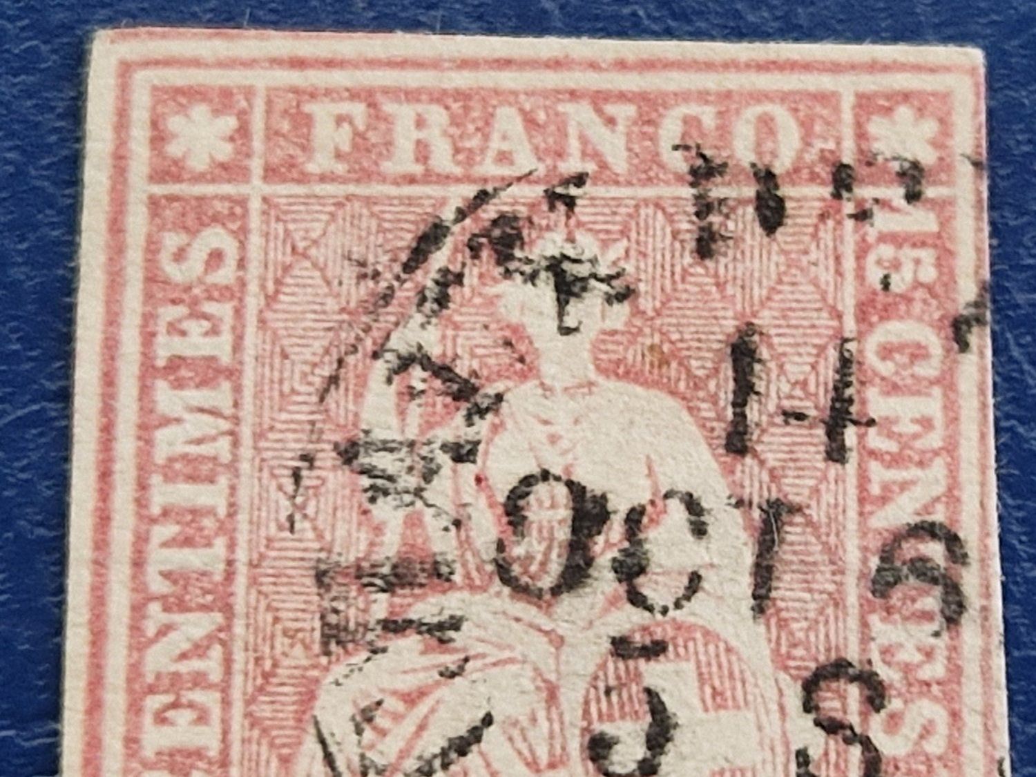 Alle Briefmarken: Strubel 24D, ab 1.- – Gebraucht aus Burgdorf von Glossy01 1