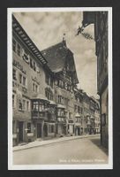 Carte Postale Stein a. Rhein, bemalte Häuser (1930s)