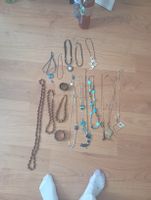 Schmuck Set Halsketten Armband Konvolut guter Zustand.