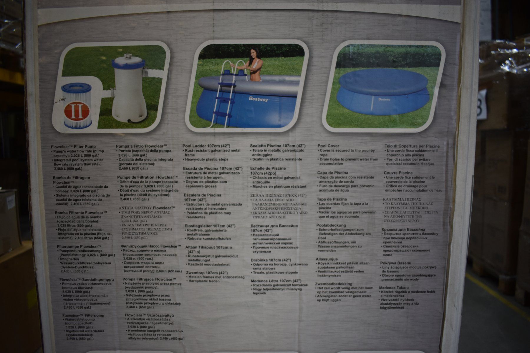 Bestway Piscine: Bestway Fast Set Pool, 549x107cm – Usato da Interlaken venduto da schatzkiste_seeburg 4